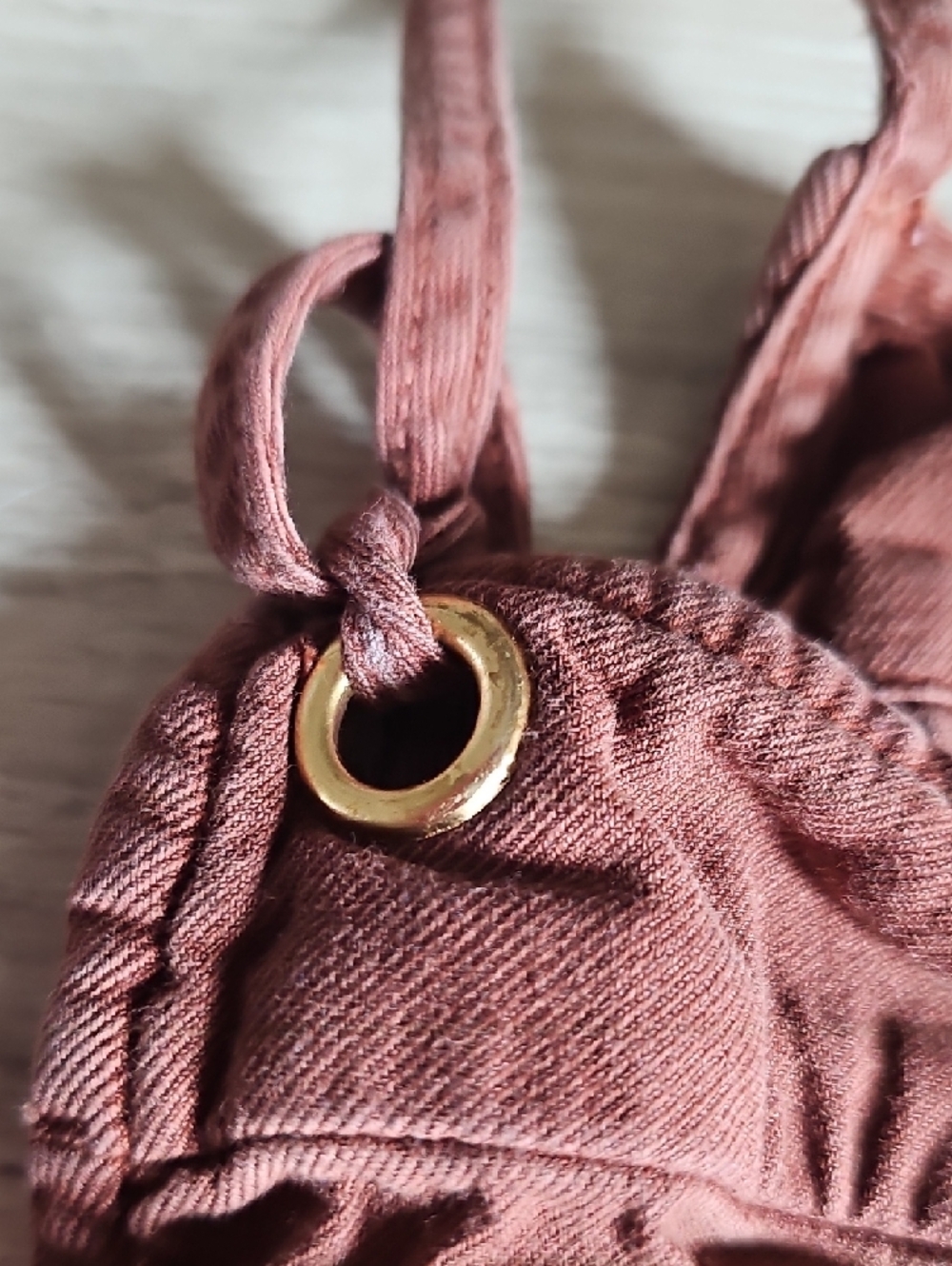Billabong Rust Red Short Overalls - Picture 8 of 12